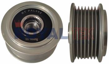 POLEA ALTERNADOR ROYALTEK HYUNDAI H1 2.5 CRDI / H1 2.5 TD / DIAMETRO INTERNO 60 / DIAMETRO EXTERNO 65.5 / ALTURA 40.4 / 7 CANALES --- OEM 333085 5592